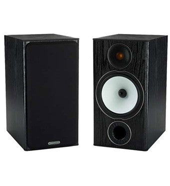 Black Monitor Audio BX2 Speakers - Audio Sound from Ambience Systems Queenstown.