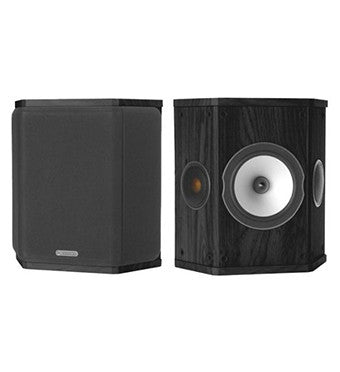 Black Monitor Audio BXFX Speakers - Audio Sound from Ambeince Systems Queenstown